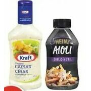 Heinz Aioli, Diana Gourmet Sauce Or Kraft Salad Dressing - $3.99